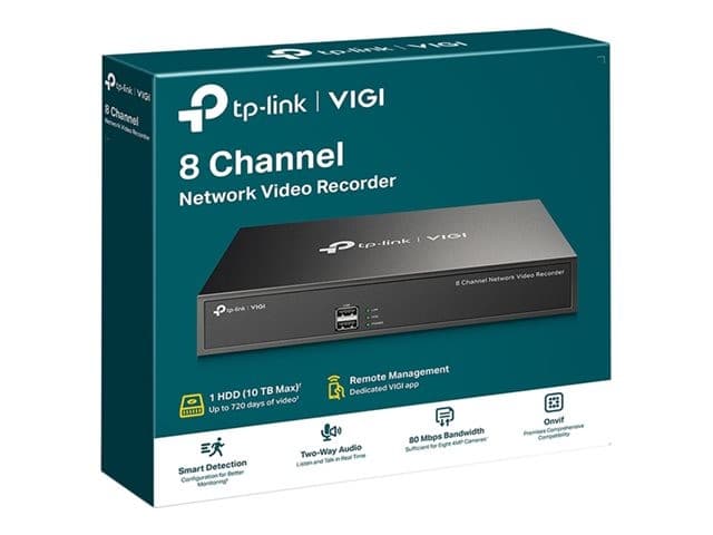TP-Link VIGI NVR1008H - standalone NVR - 8 channels - Image 5