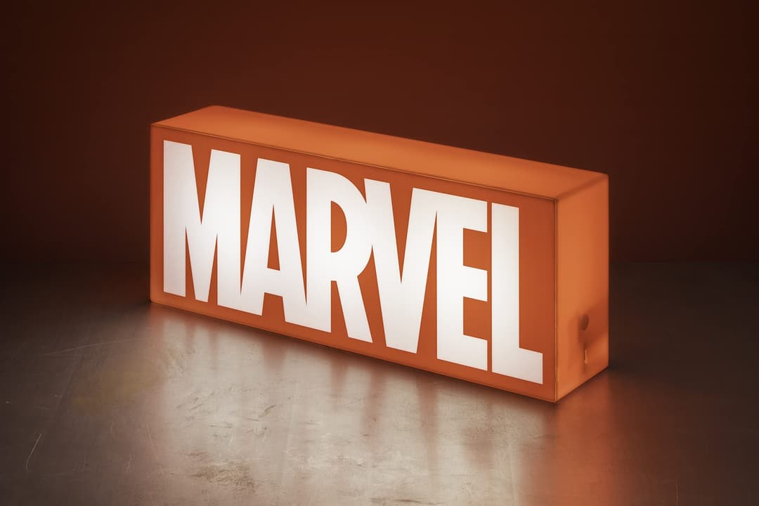 Paladone Marvel Logo Light Sign - Red, White - Image 6