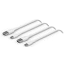 Belkin USB-C to USB-A Two Pack 1m Cables - White thumbnail 1