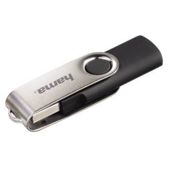 Hama Rotate USB 2.0 Flash Drive USB Type-A Black/Silver - 64GB - Image 1