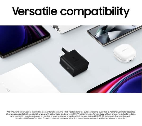 Samsung EP-T4511XBEGGB 45W USB-C Charger Black - Image 7