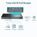 TP-Link 18-Port Gigabit Rackmount Switch with 16 PoE+ thumbnail 4