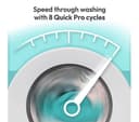CANDY Quick Pro GD 498-80 9 kg 1400 Spin Washing Machine - White thumbnail 9