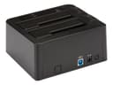 STARTECH SDOCK2U313 Dual-Bay USB 3.1 SATA HDD/SSD Docking Station - Black thumbnail 3