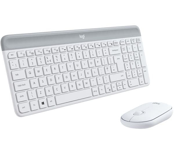 Logitech MK470 Wireless Keyboard Mouse Set White