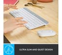 Logitech MK470 Wireless Keyboard Mouse Set White thumbnail 3