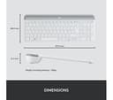 Logitech MK470 Wireless Keyboard Mouse Set White thumbnail 8