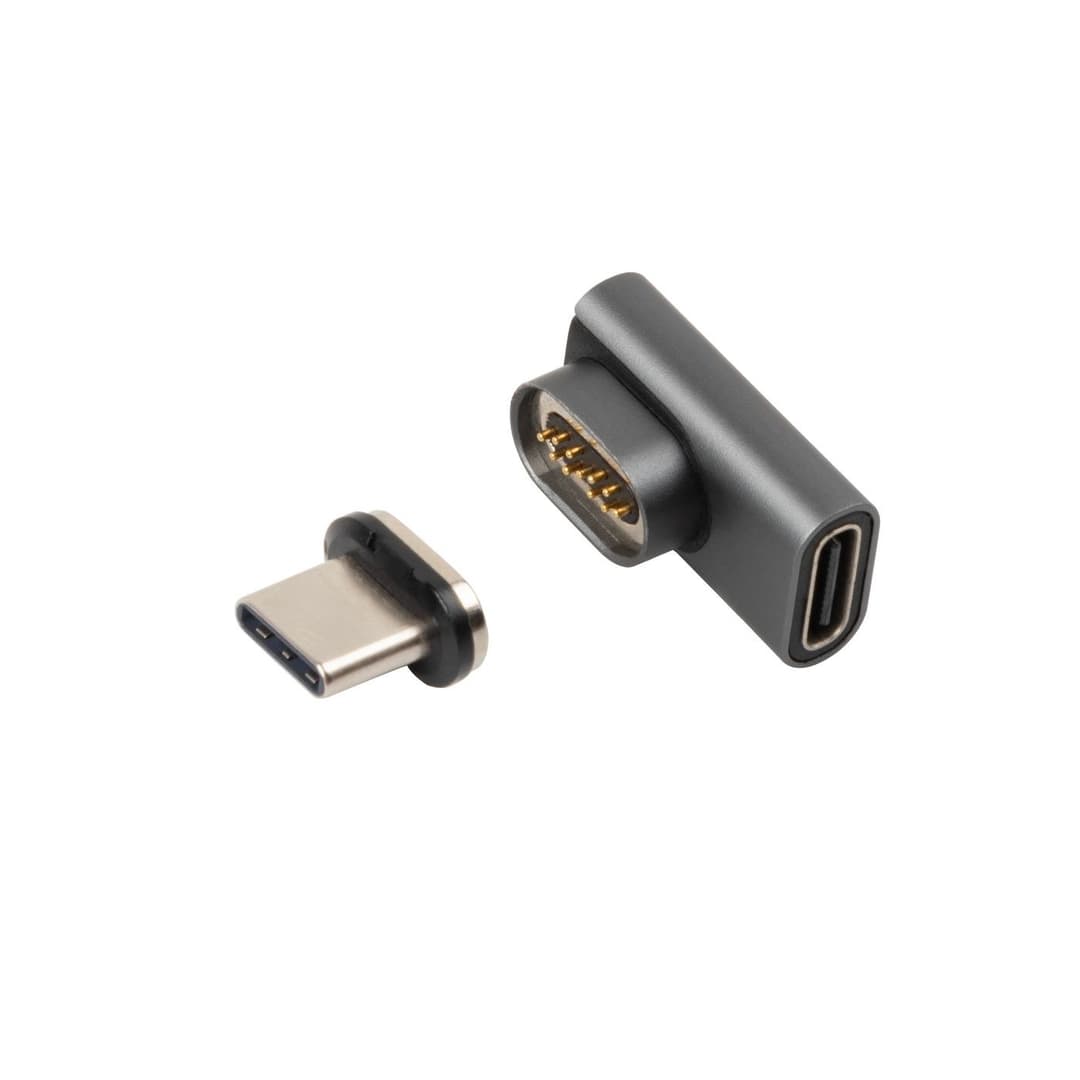 MicroConnect Magnetic USB-C Adapter 90° (USB3.1CCMF-MAGNETIC) - Image 1