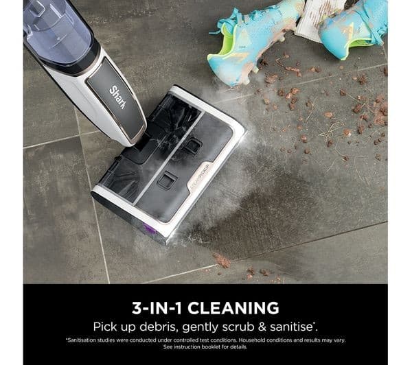 SHARK SteamPickup SD200UK 3-in-1 Steam Mop - White - Image 2