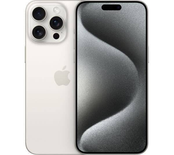 Apple iPhone 15 Pro Max - 256 GB, White Titanium - Image 1