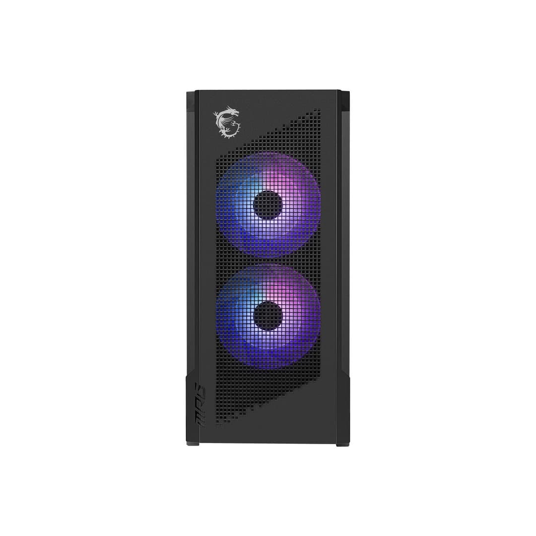MSI MPG VELOX 300R AIRFLOW PZ Tempered Glass Mid Tower PC Case - Black - Image 2
