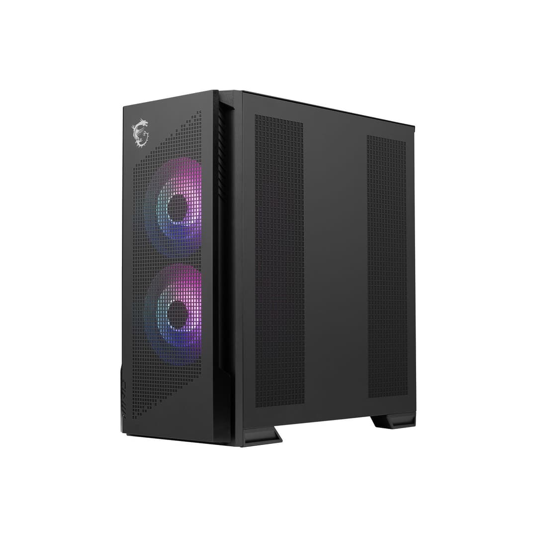 MSI MPG VELOX 300R AIRFLOW PZ Tempered Glass Mid Tower PC Case - Black - Image 4