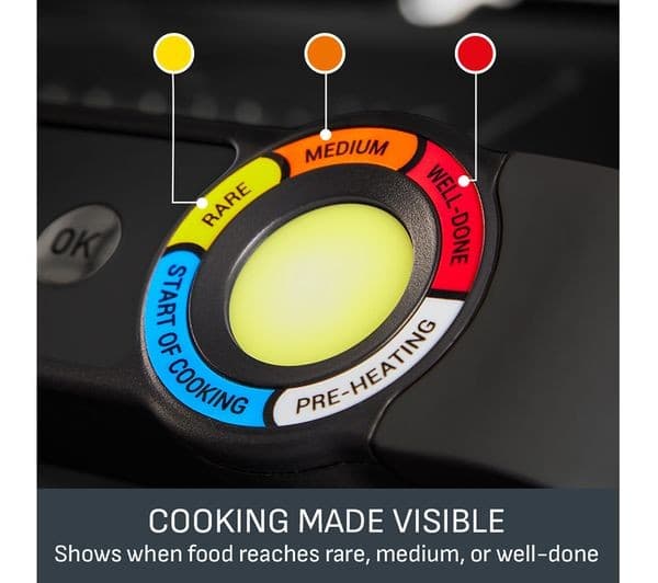 Tefal OptiGrill+ XL GC7278G1 Intelligent Health Grill - Black - Image 4