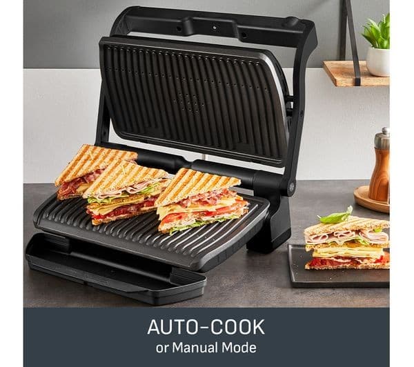Tefal OptiGrill+ XL GC7278G1 Intelligent Health Grill - Black - Image 6