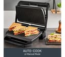 Tefal OptiGrill+ XL GC7278G1 Intelligent Health Grill - Black thumbnail 6