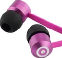 KitSound Ribbons Wired Earphones with Microphone and Pole Adapter Pink for Mobile Devices - pink thumbnail 1