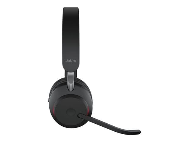 Jabra Evolve2 65 Stereo Wireless Headset - Black - UC - USB-C - With Charging Stand - Image 5
