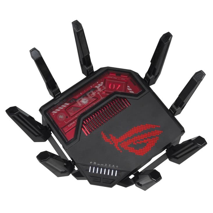 ASUS ROG Rapture BE19000 Tri-band 20 Gigabit Ethernet Black Gaming Router - Image 2