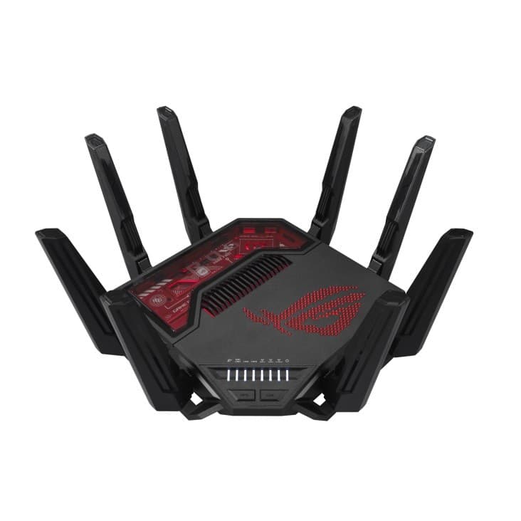 ASUS ROG Rapture BE19000 Tri-band 20 Gigabit Ethernet Black Gaming Router - Image 5