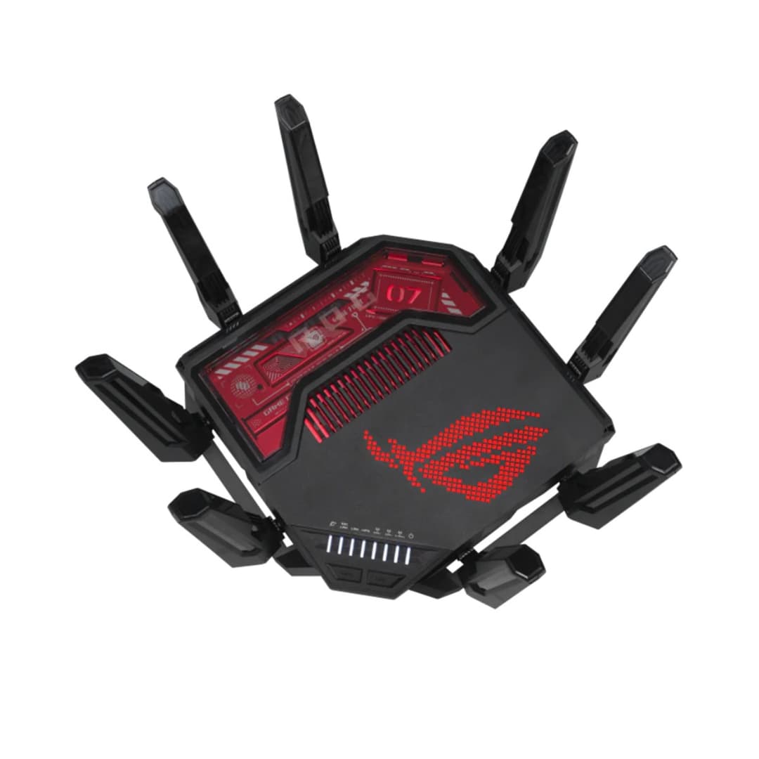 ASUS ROG Rapture BE19000 Tri-band 20 Gigabit Ethernet Black Gaming Router - Image 7