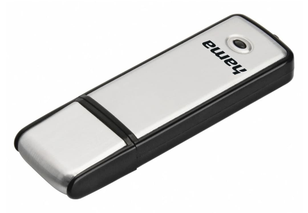 Hama Fancy USB 2.0 Flash Drive USB Type-A Black/Silver - 128GB - Image 1