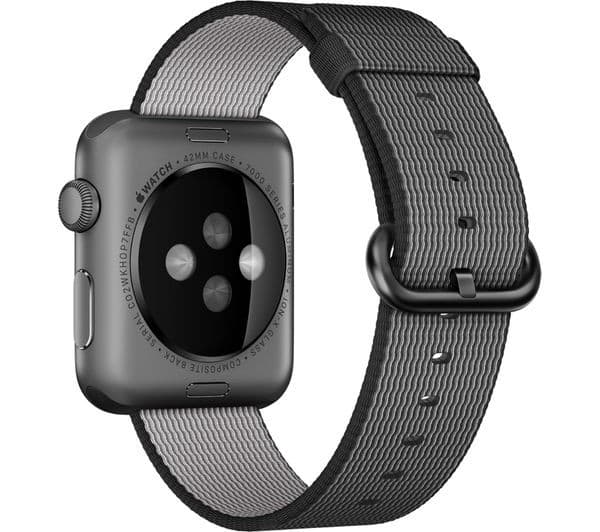 APPLE Watch 42 mm Sports Band - Space Grey & Black - Image 2
