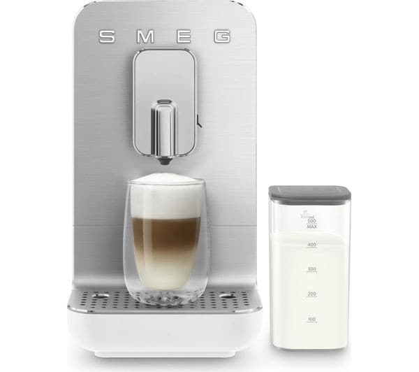 SMEG BCC13WHMUK Bean to Cup Coffee Machine - Matte White - Image 2