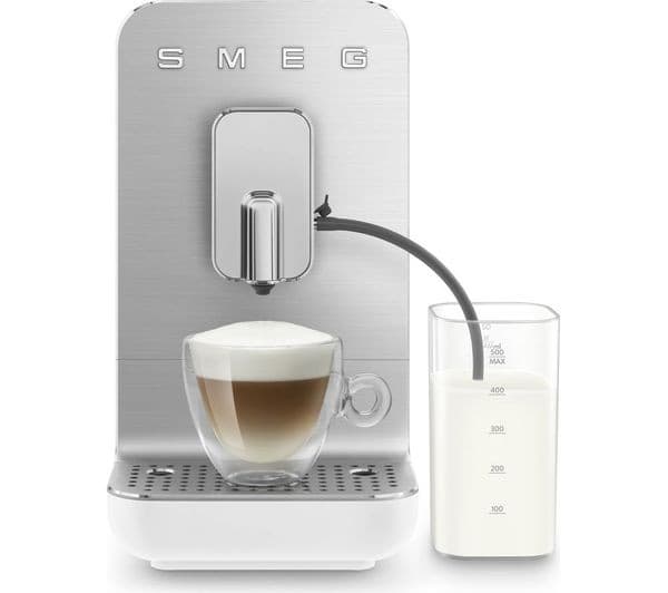 SMEG BCC13WHMUK Bean to Cup Coffee Machine - Matte White - Image 5