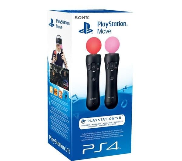 PLAYSTATION PS4 Move Wireless Motion Controllers - Twin Pack - Image 3