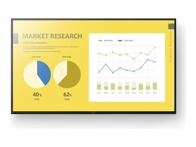 Sony Bravia Professional Displays FW-65EZ20L EZ20L Series - 65" LED-backlit LCD display - 4K - for digital signage - Image 2