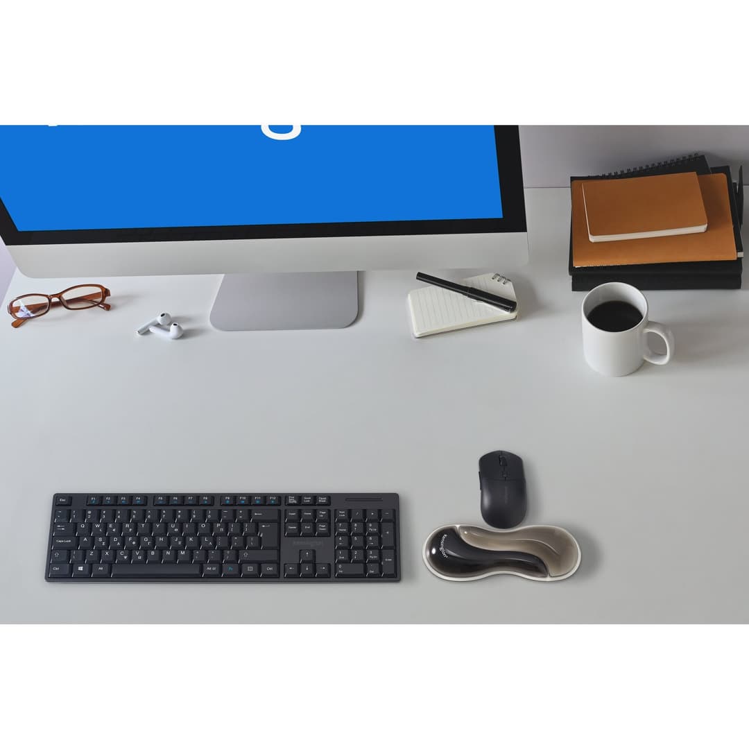 Kensington Slim Duo Gel Mouse/Trackball Wrist Rest Grey K62438WW - Image 3