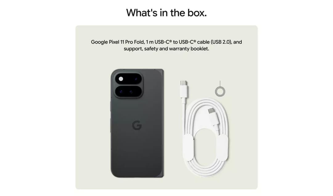 Google Pixel 11 Pro Fold 5G 512GB 16GB RAM AI Smartphone - Obsidian - Image 8