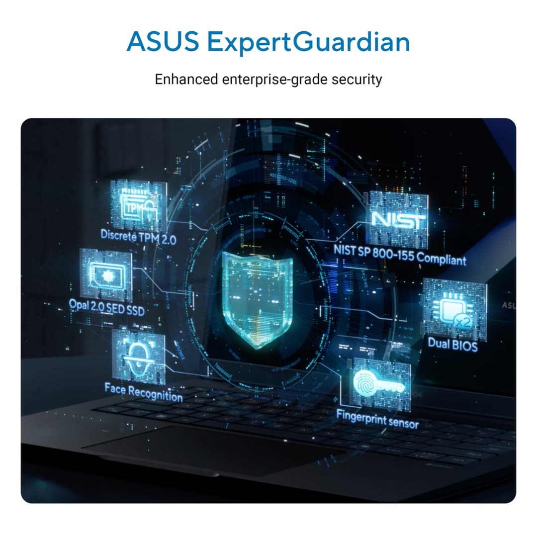 ASUS ExpertBook B5 B5405CC-LYU715X Intel Core Ultra 7 255H 16GB RAM 512GB SSD 14" WUXGA Windows 11 Pro Laptop - Image 6