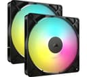 CORSAIR RS140 ARGB PWM 140 mm Case Fan - Black, Dual Pack thumbnail 1