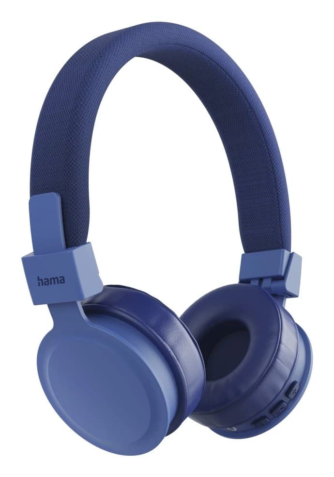 Hama Freedom Lit III Wireless Bluetooth On-Ear Headset with Microphone, USB-C - Blue - Image 1