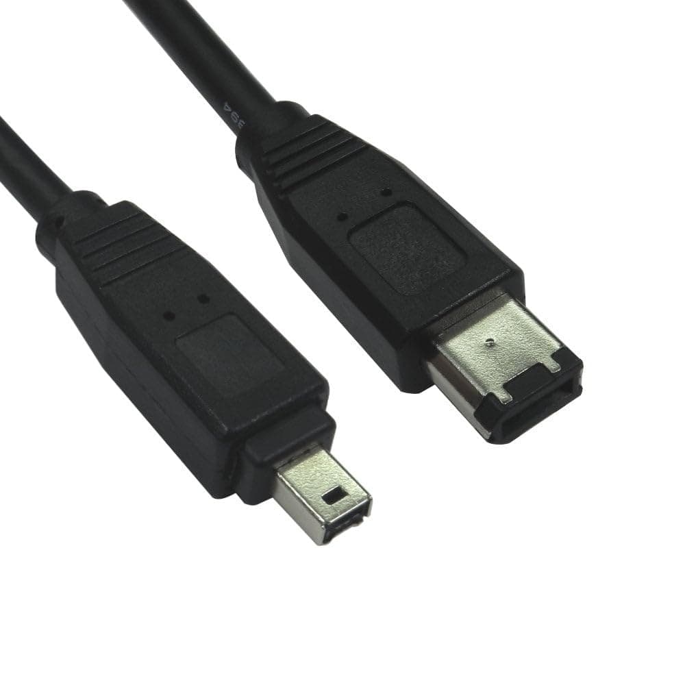 Cables Direct 3m FireWire 400 (IEEE 1394) 6-Pin Male to 4-Pin Male Cable