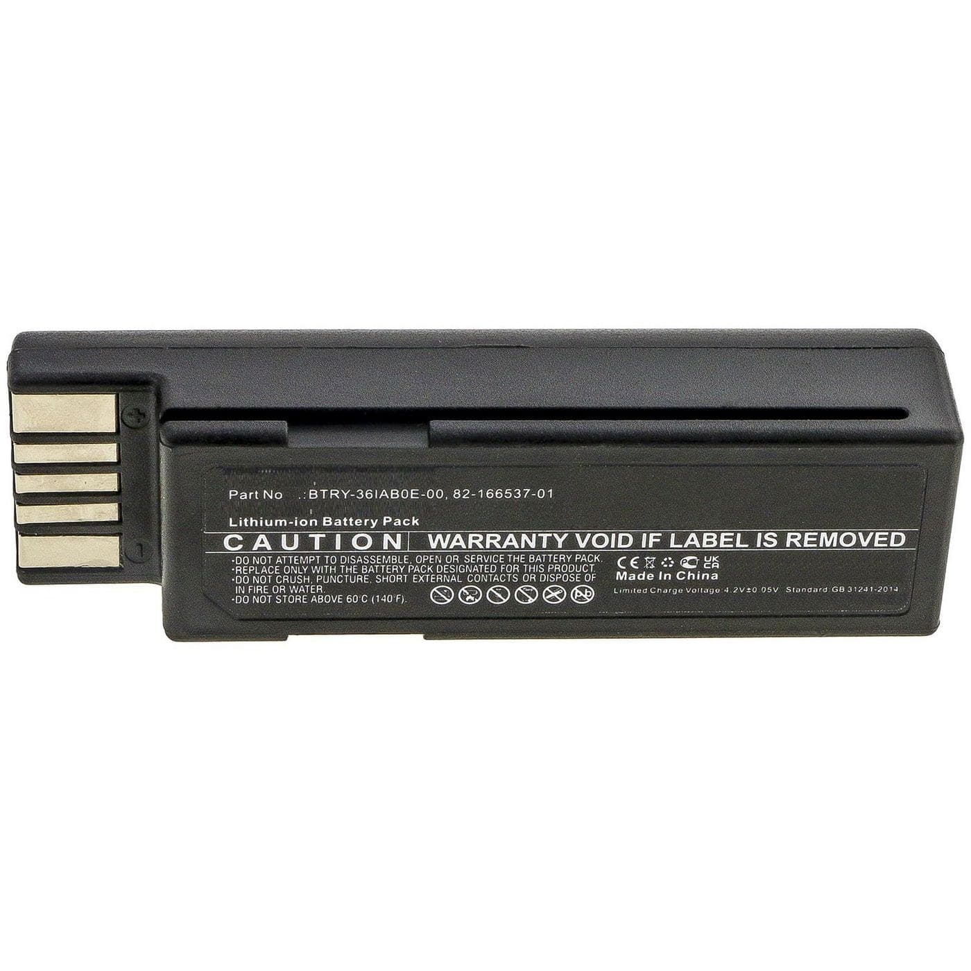 CoreParts MBXPOS-BA0515 Replacement Battery for Zebra DS3600 / DS3678 Barcode Scanners — 8.14Wh 3.7V 2200mAh, Black