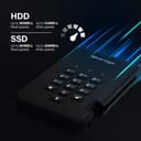 iStorage diskAshur2 SSD 2TB Black - Secure Portable Solid State Drive thumbnail 6