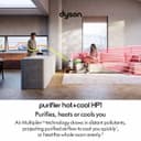 Dyson Purifier Hot Plus Cool HP1 Purifying Fan Heater -White thumbnail 2