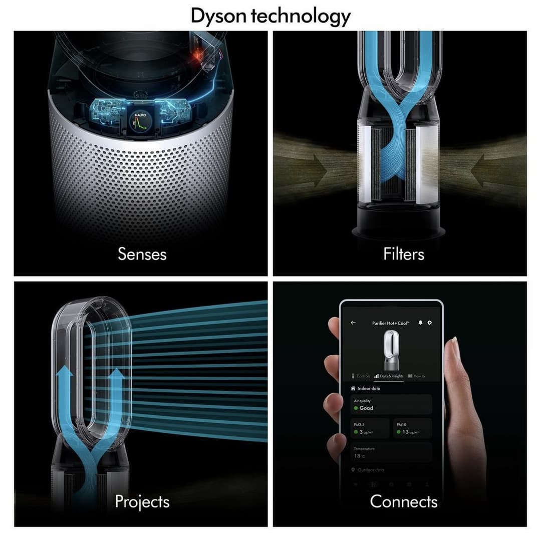 Dyson Purifier Hot Plus Cool HP1 Purifying Fan Heater -White - Image 6