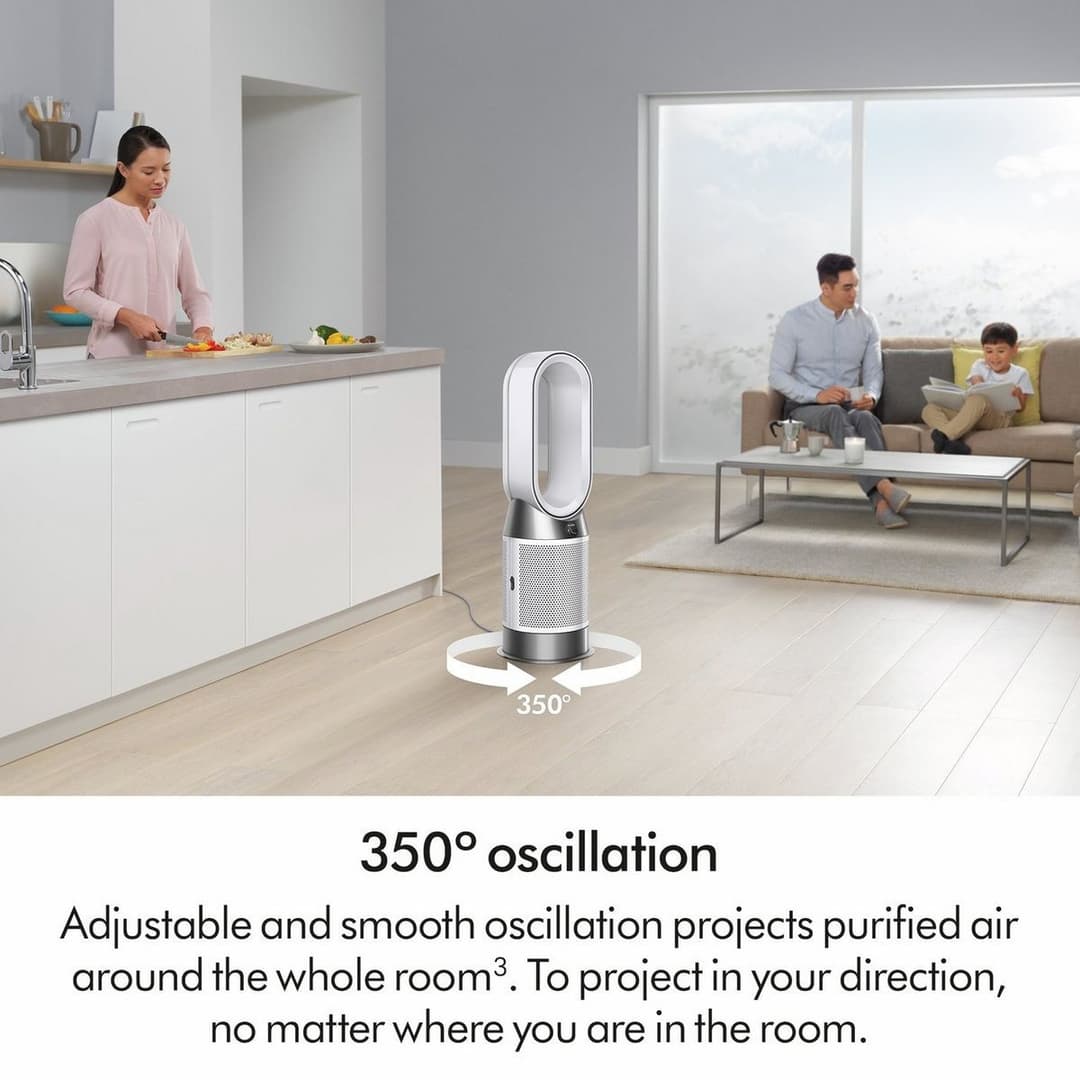 Dyson Purifier Hot Plus Cool HP1 Purifying Fan Heater -White - Image 7