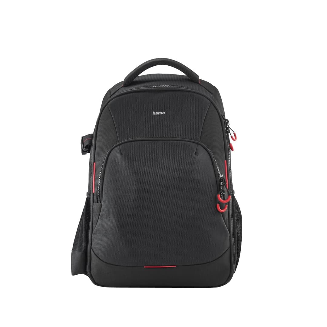 Hama Ohio Backpack Black, Red - Image 1