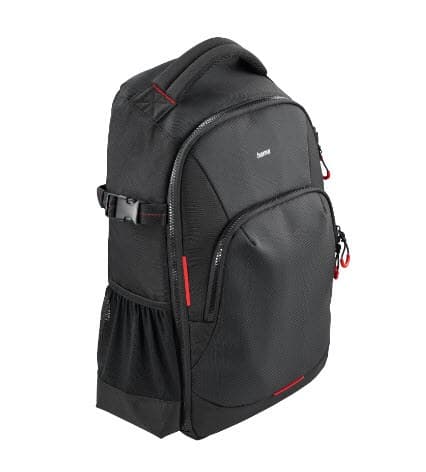 Hama Ohio Backpack Black, Red - Image 2