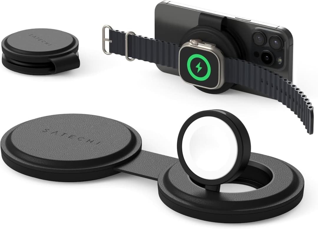 Satechi OntheGo - Wireless charging pad - 2-in-1 - 15 Watt - black - Image 3