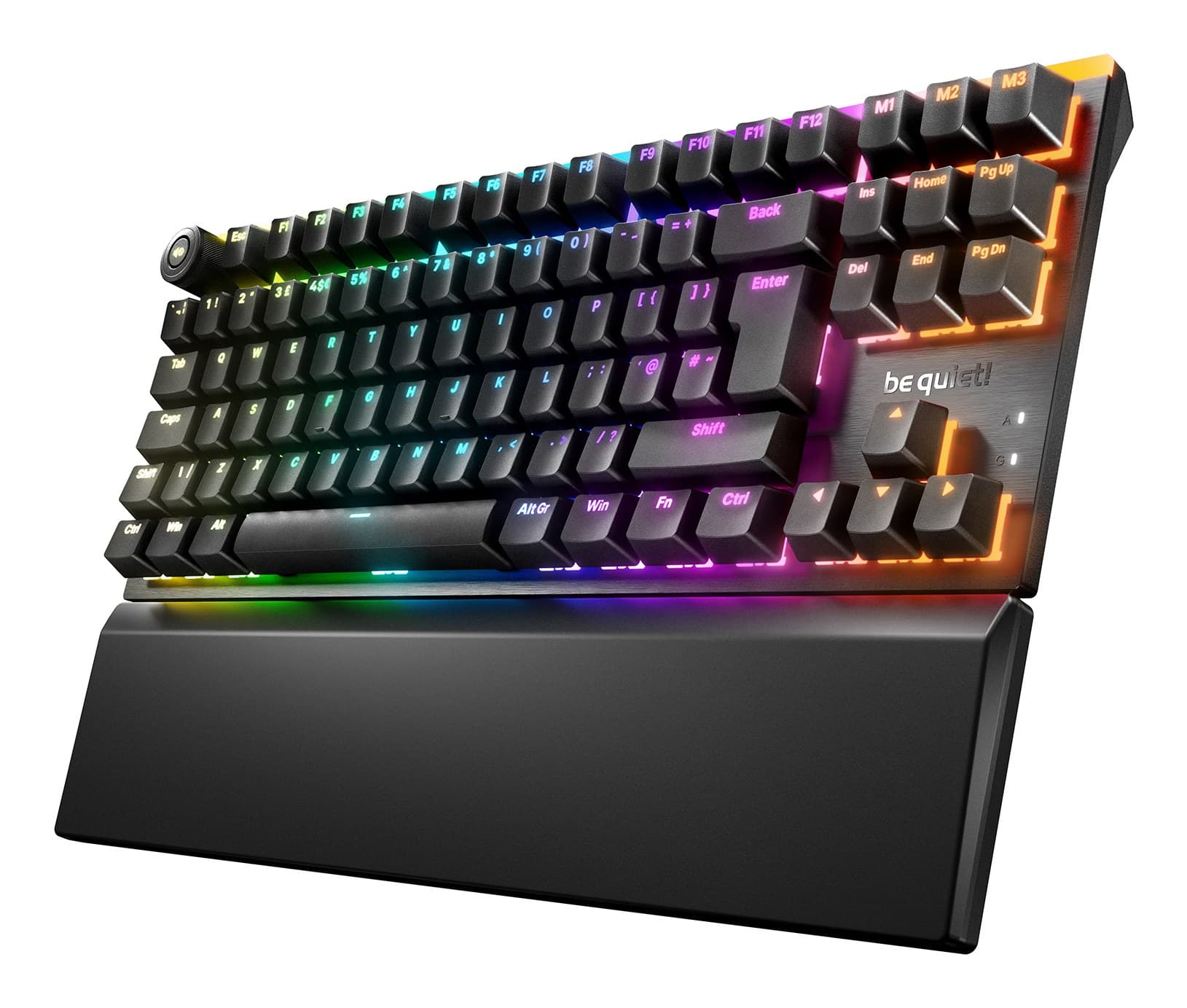 be quiet! Light Mount TKL UK - Silent Linear keyboard Gaming USB QWERTY UK English Black