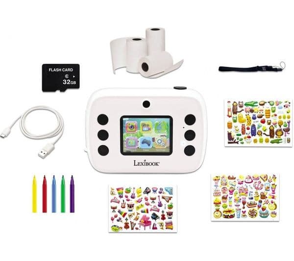 LEXIBOOK StarCAM Print Instant Camera - White - Image 5