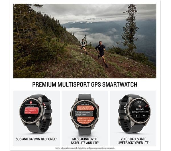Garmin fēnix 8 Pro AMOLED Sapphire 47mm Smartwatch - Titanium - Image 2