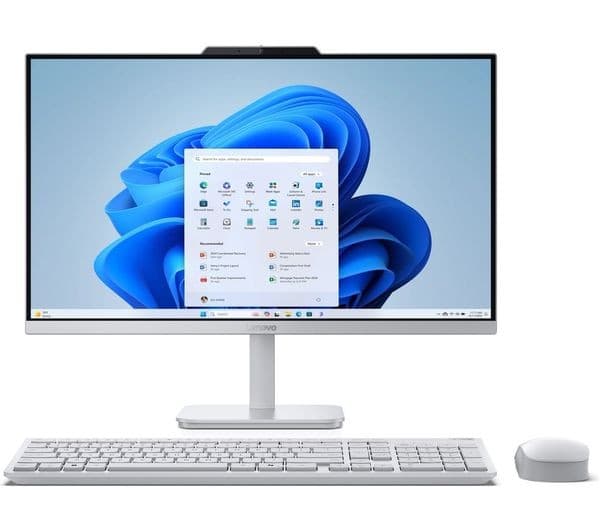 LENOVO A100 23.8" All-in-One PC - Intel® N100, 512 GB SSD, Grey - Image 1