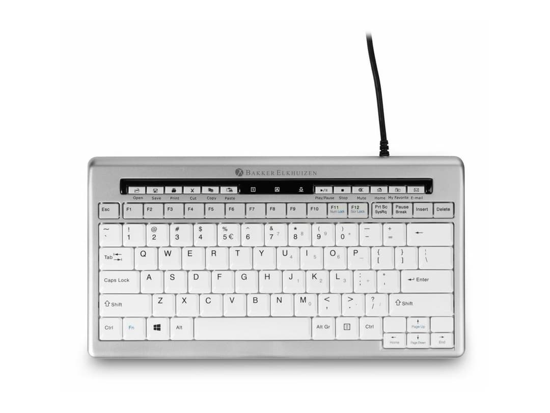 BAKKER ELKHUIZEN S-board 840 Keyboard Grey - Image 1
