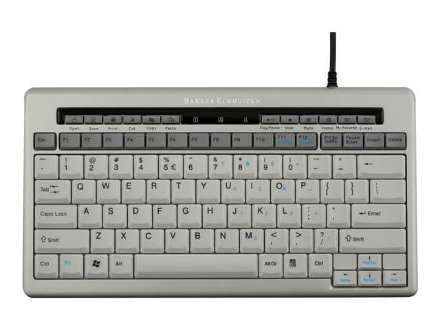 BAKKER ELKHUIZEN S-board 840 Keyboard Grey - Image 4